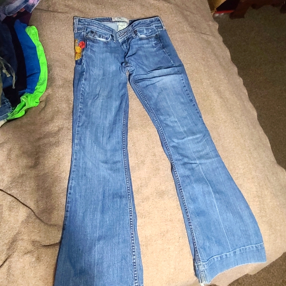 Flower bell bottoms
